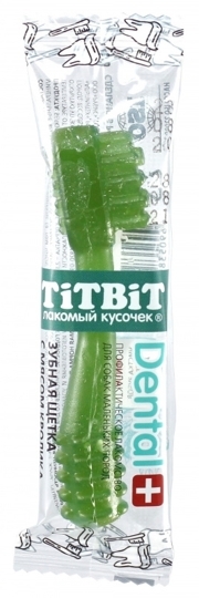 ТитБит Dental+ Зубная щетка с мясом кролика для собак мелких пород 13гр